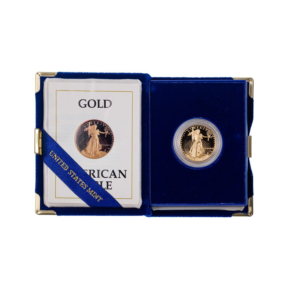 Lot 708: 1987 $25 Gold Eagle Proof