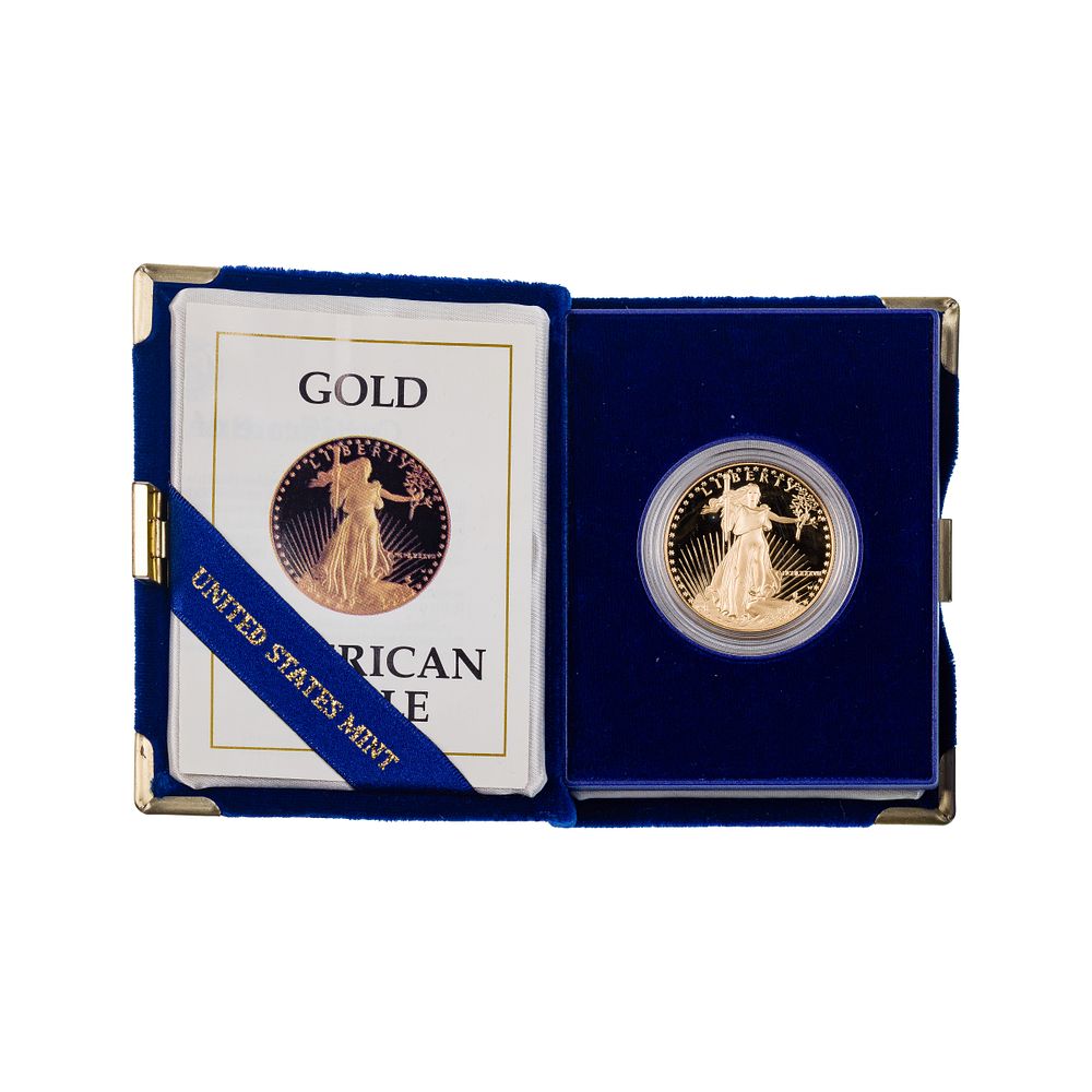 Lot 710: 1987 $50 Gold Eagle Proof