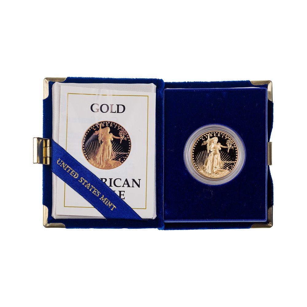 Lot 711: 1987 $50 Gold Eagle Proof