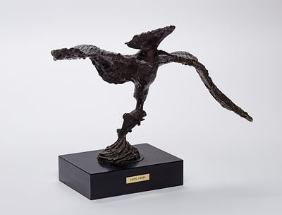 Rube Goldberg - Rube Goldberg (American, 1883-1970) 'Shore Diner' Bronze Sculpture Undated, signed 