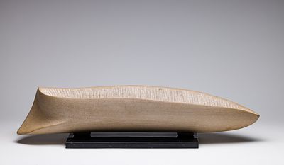 Beth Sahagian - Beth Sahagian (American, 20th Century) 'Fossa II' Stone Sculpture Undated 