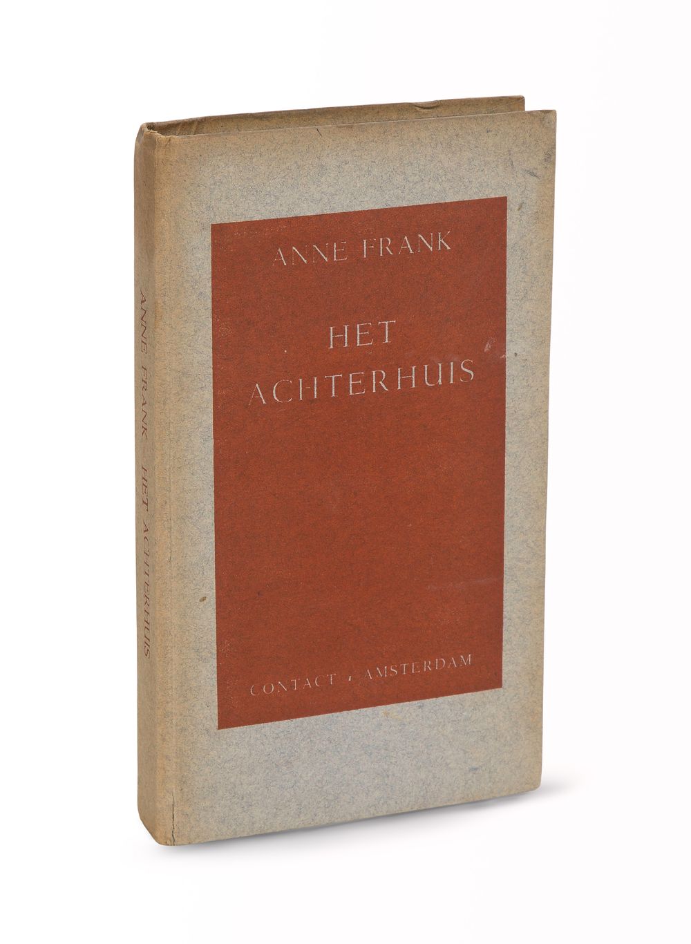 Lot 260: 1st Edition, 3rd Printing, Anne Frank 'Het Achterhuis'