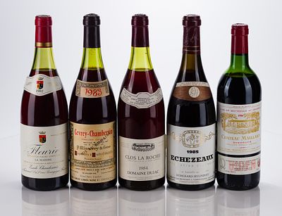 French Mixed Wines 1982 Fleurie La Madone (1x 750ml), Burgundy, France, fill: 4cm, 1983 