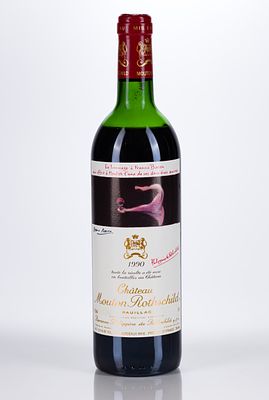 1990 Chateau Mouton Rothschild 1990 Chateau Mouton Rothschild Bordeaux (1x 750 ml), Pauillac 