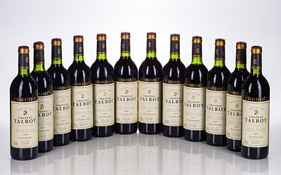 1982 Chateau Talbot 1982 Chateau Talbot (12x 750ml), Bordeaux, France, fill: N, labels: fully 