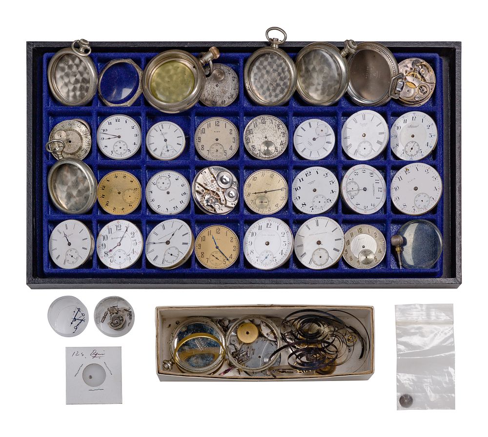 Lot 471: Pocket Watch Part Assortment