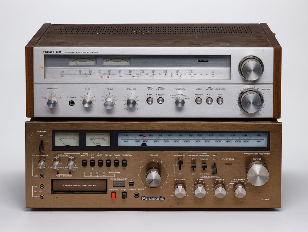 Lot 499: Toshiba and Panasonic Audio Receivers