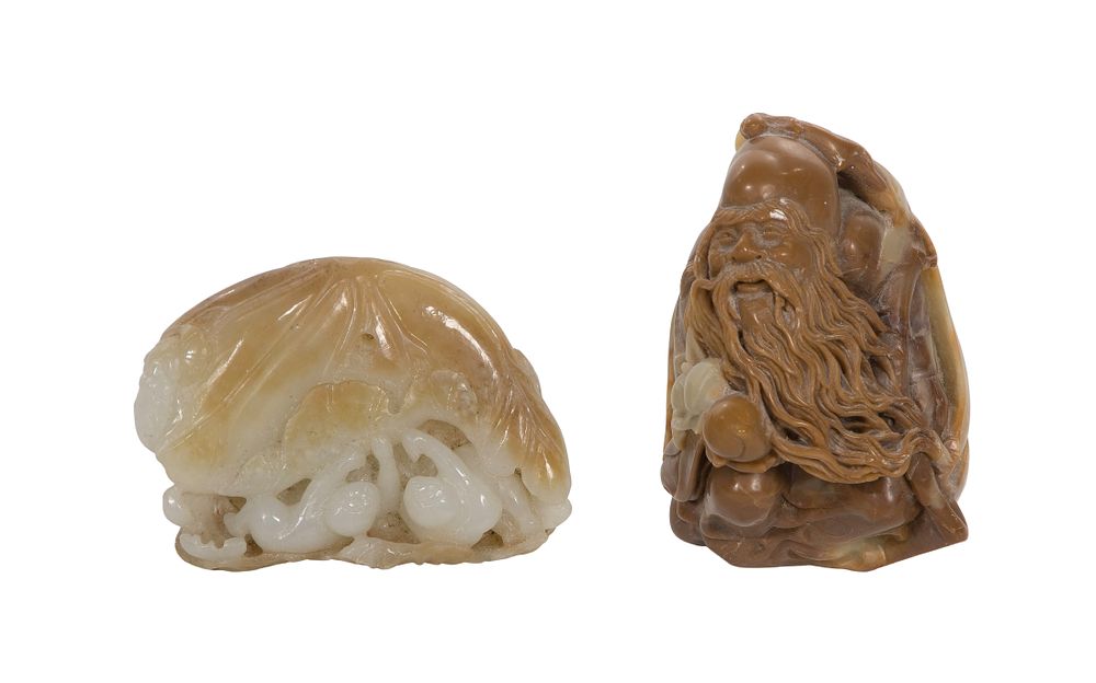 Lot 249: Chinese Jadeite Jade Carvings