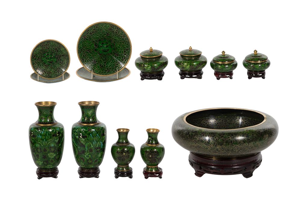 Lot 256: Asian Cloisonne Assortment