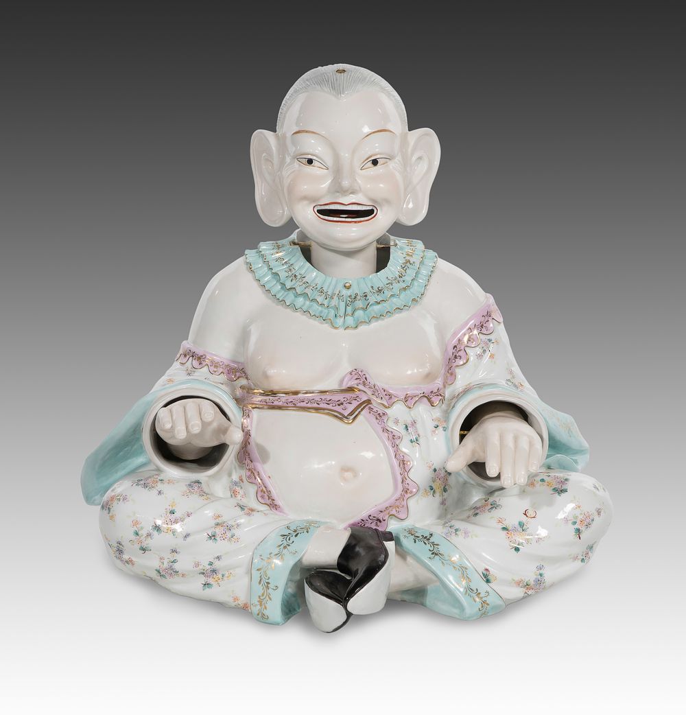 Lot 262: Meissen Style Chinoiserie Porcelain Nodder