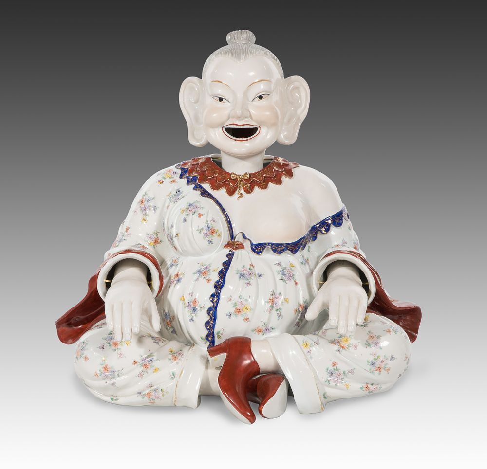 Lot 263: Meissen Style Chinoiserie Porcelain Nodder