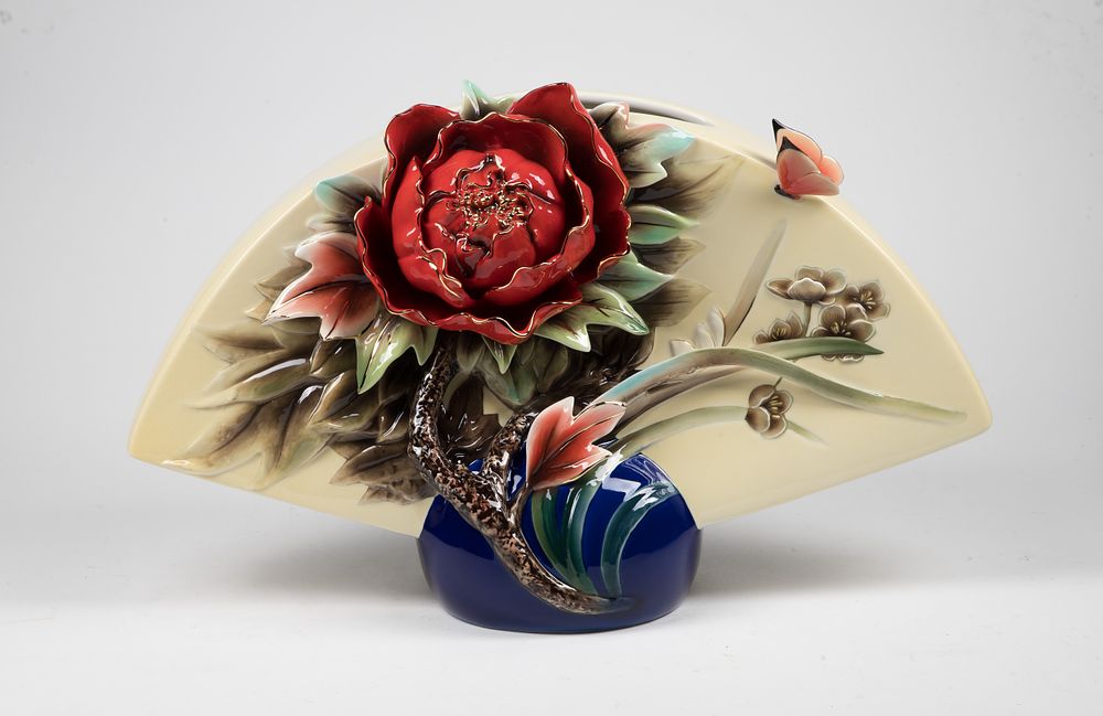 Lot 264: Franz Collection Great Happiness Porcelain Vase