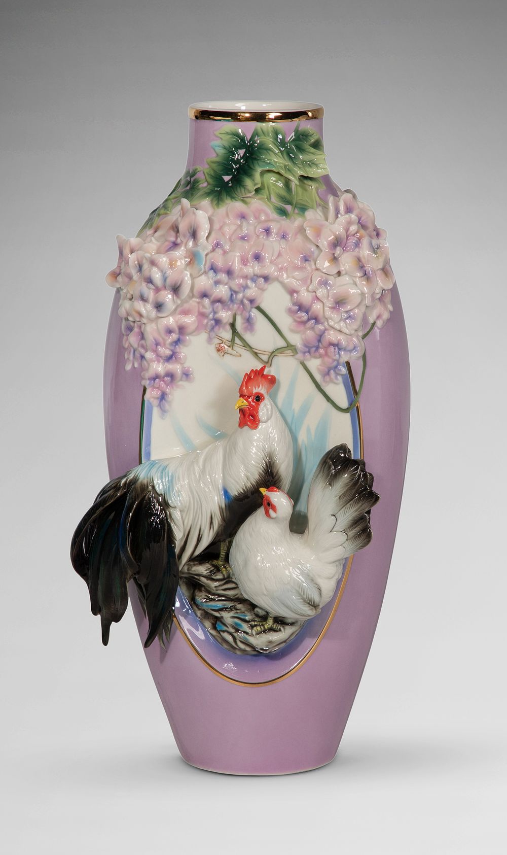 Lot 267: Franz Collection Good Fortune Porcelain Vase