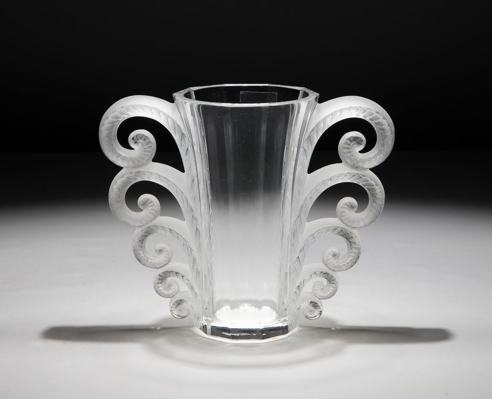 Lot 280: Lalique Crystal Beauvais Vase
