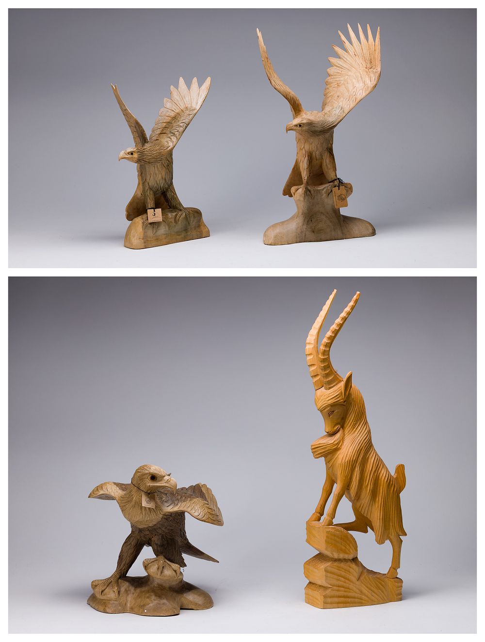 Lot 294: Carved Wood Eagle Assortment