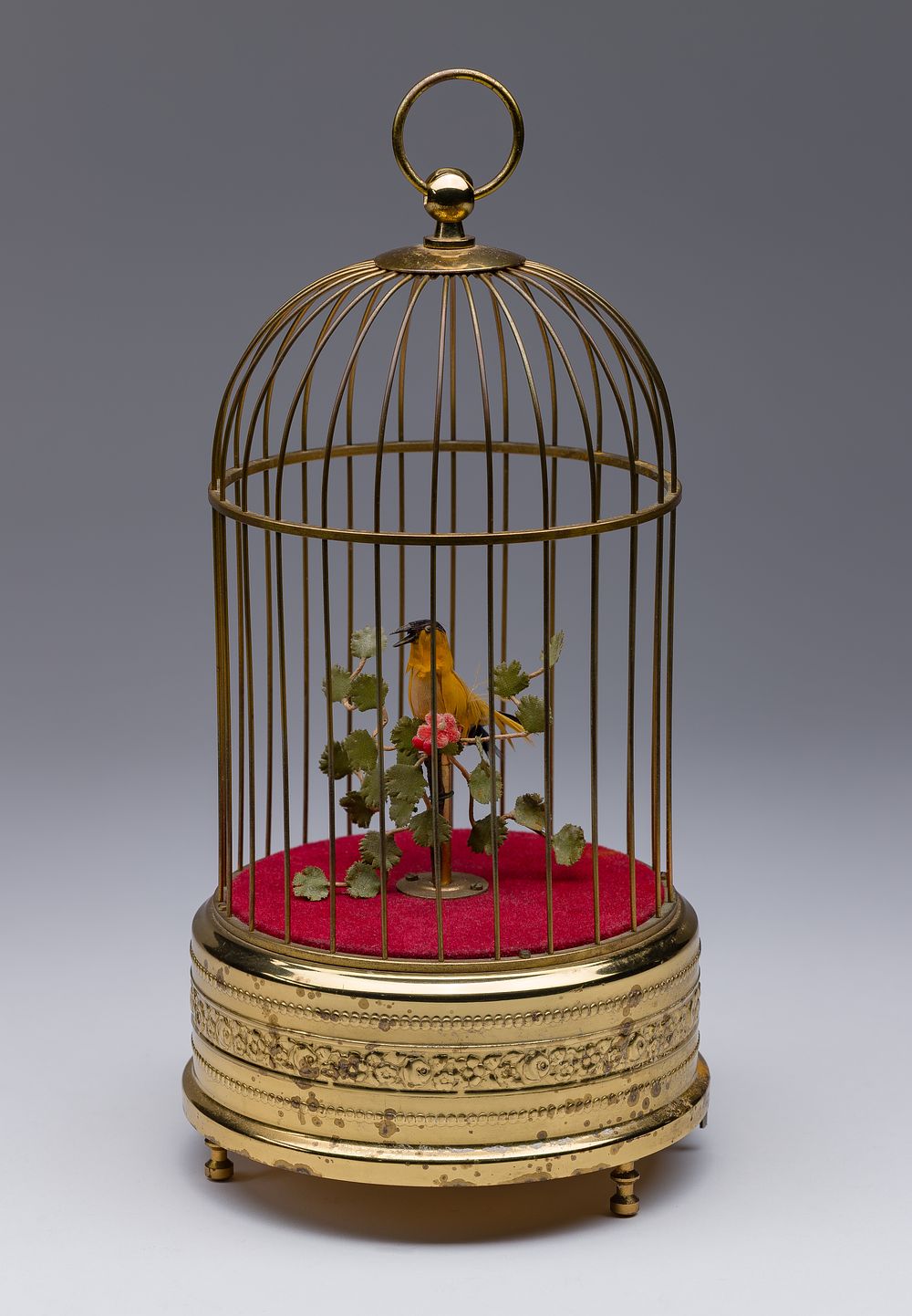 Lot 295: West German Automaton Bird Cage