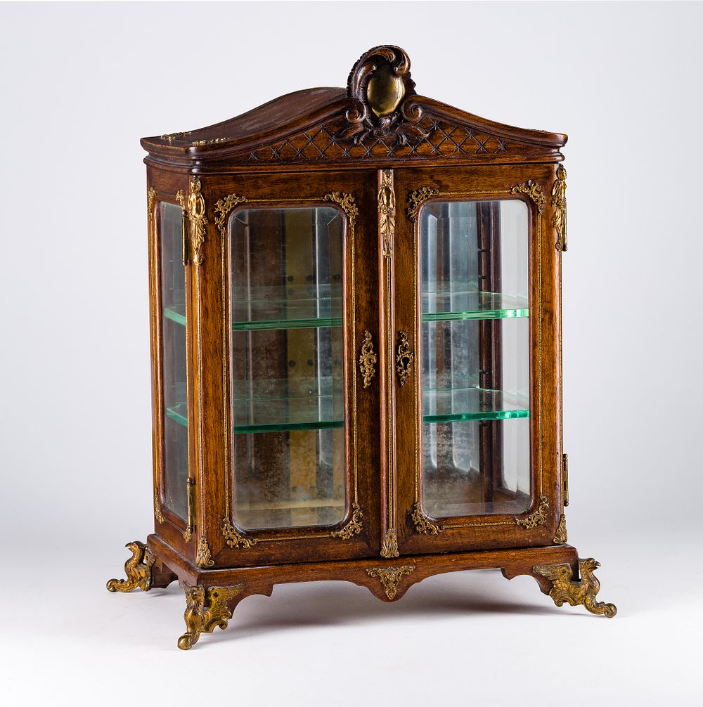 Lot 314: Royal Interest; Miniature Vitrine, 15th Birthday Present From HM Queen Mary to H.R.H. The Princess Margaret, Countess of Snowdon