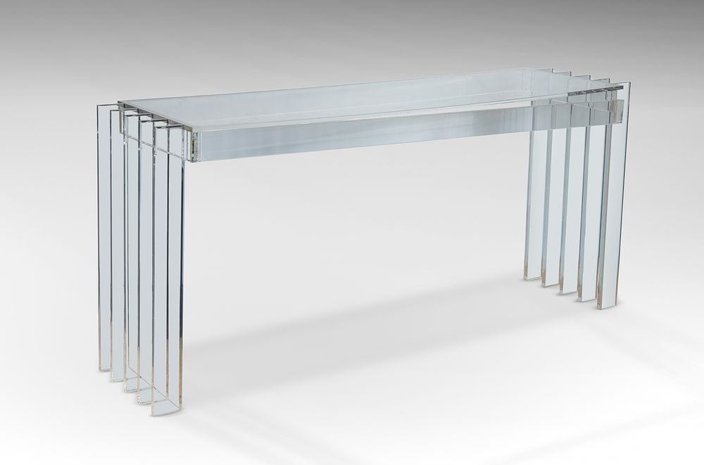 Lot 335: Lucite Console Table