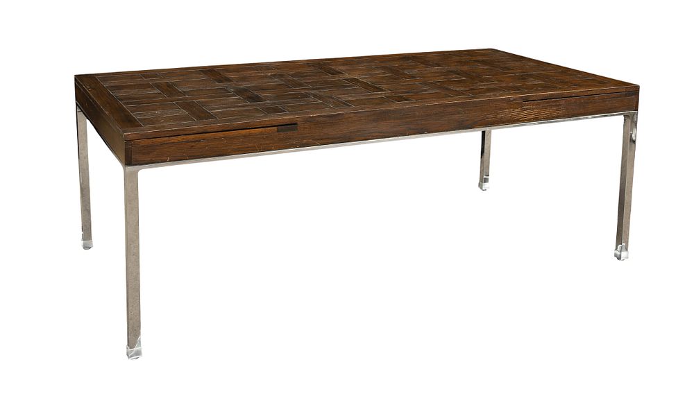 Lot 336: Oak Refectory Style Extension Table