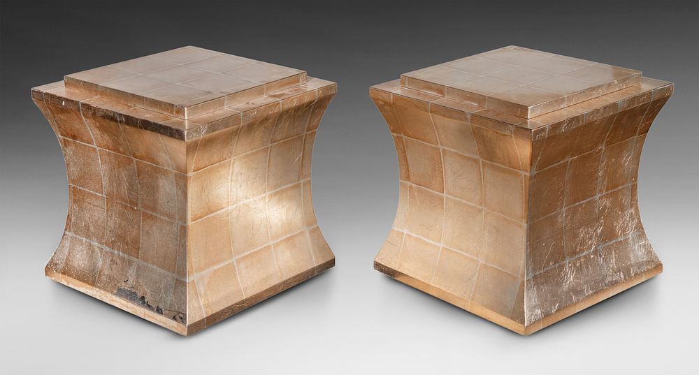 Lot 340: Pedestal Style Side Tables