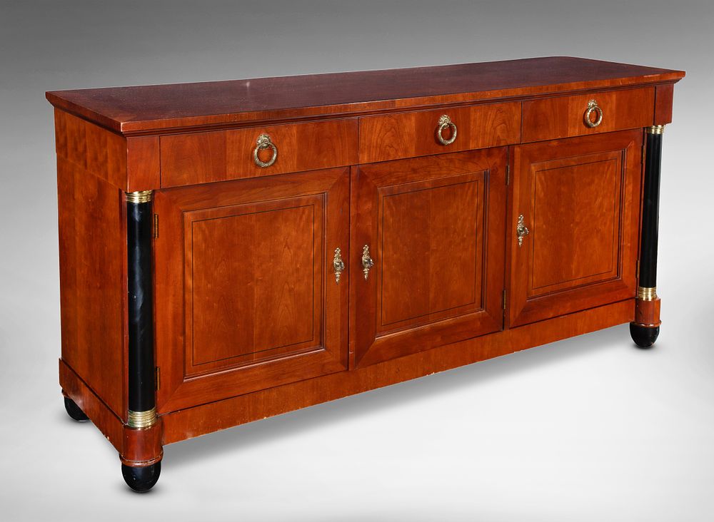 Lot 351: Baker French Empire Style Sideboard