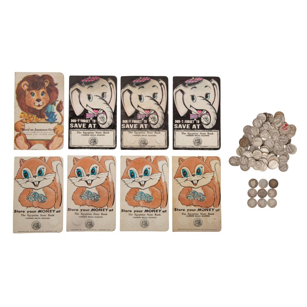 Lot 367: Barber, Mercury and Roosevelt 10c Assortment
