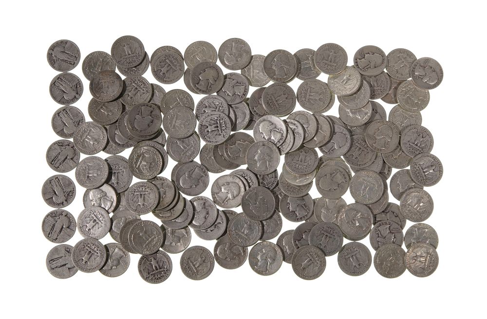 Lot 370: Standing Liberty and Washington Silver 25c Collection