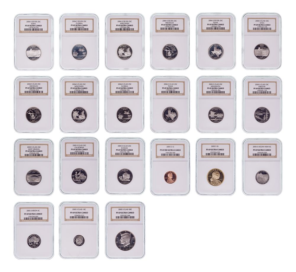 Lot 388: US Coin and Commemorative Coin NGC Assortment