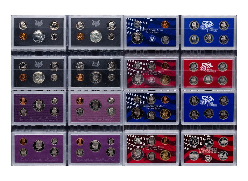 Lot 394: US Silver and Clad Proof Set Assortment