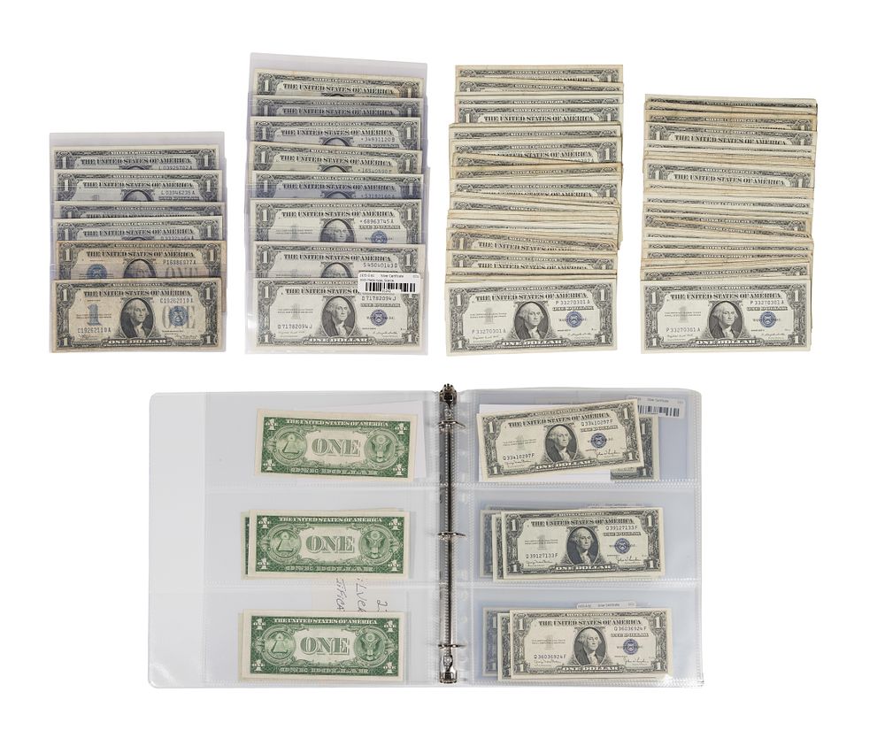 Lot 400: US $1 Silver Certificate Assortment