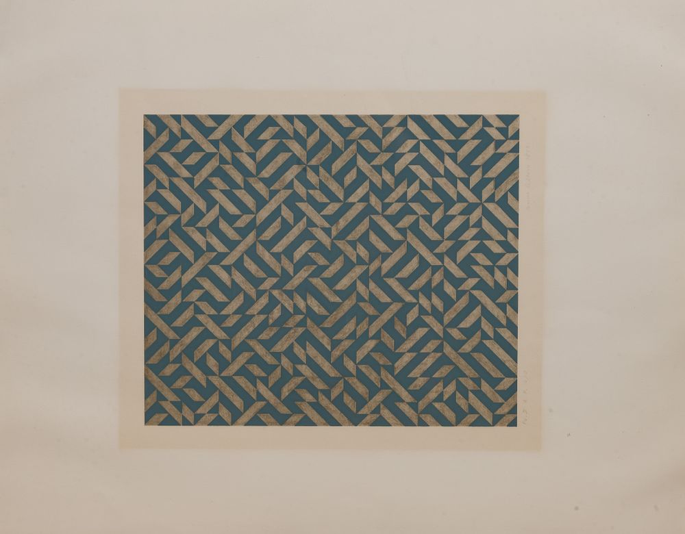 Lot 105: Anni Albers (German / American, 1899-1994) 'Po. II' Serigraph