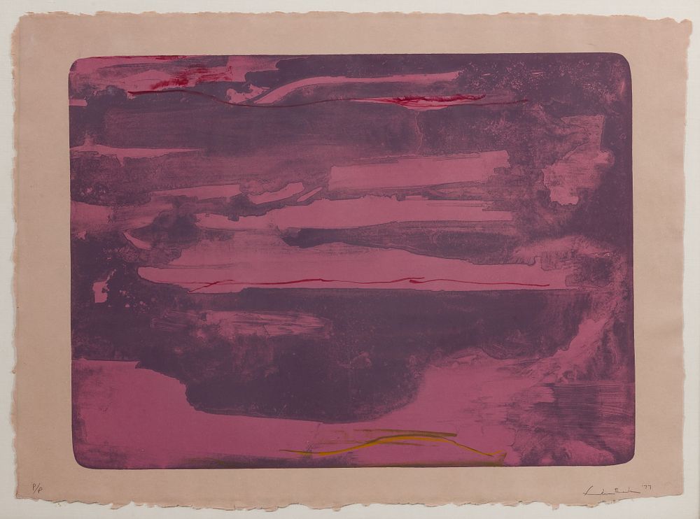 Lot 110: Helen Frankenthaler (American, 1928-2011) 'Dream Walk' Lithograph