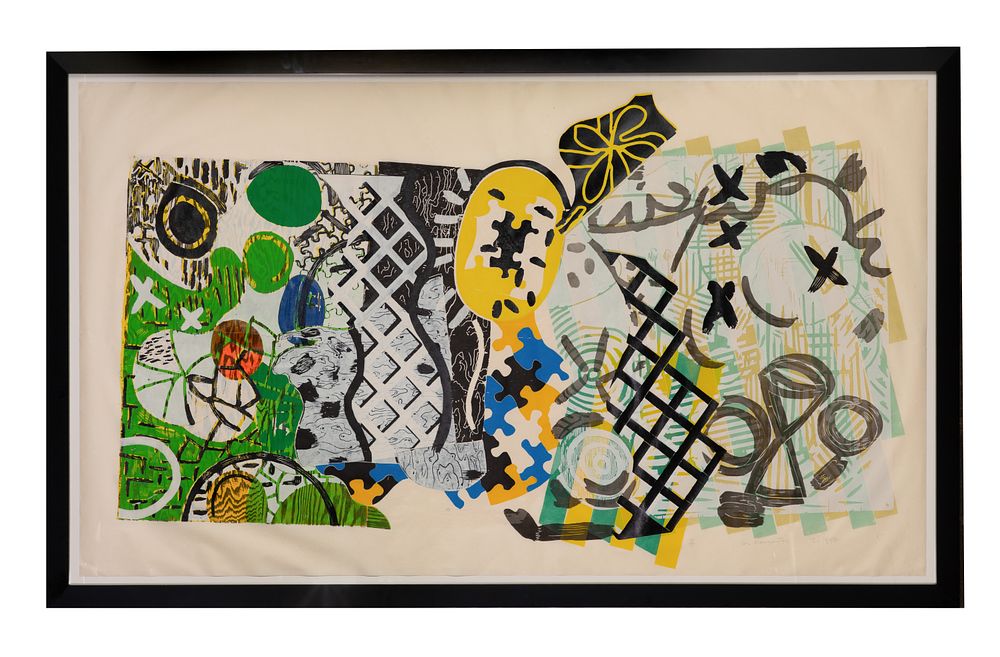 Lot 117: Judy Pfaff (American, b.1946) 'Las Margaritas' Mixed Media