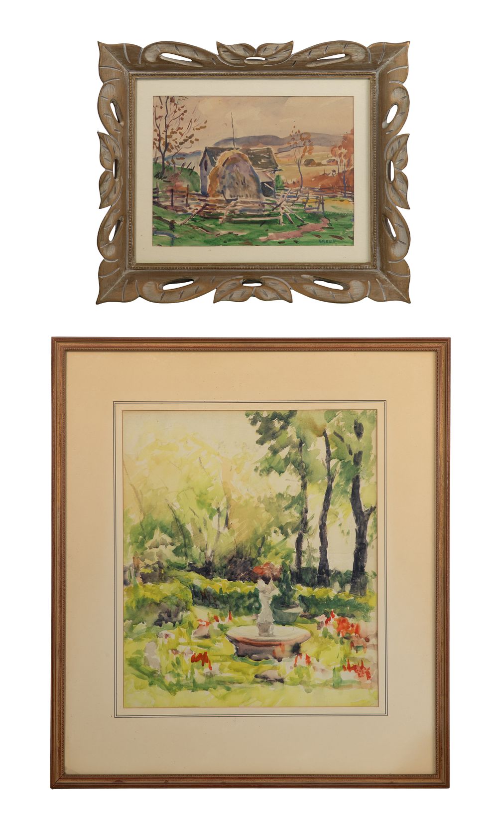 Lot 128: Charles Henry Ebert (American, 1873-1959) Watercolor