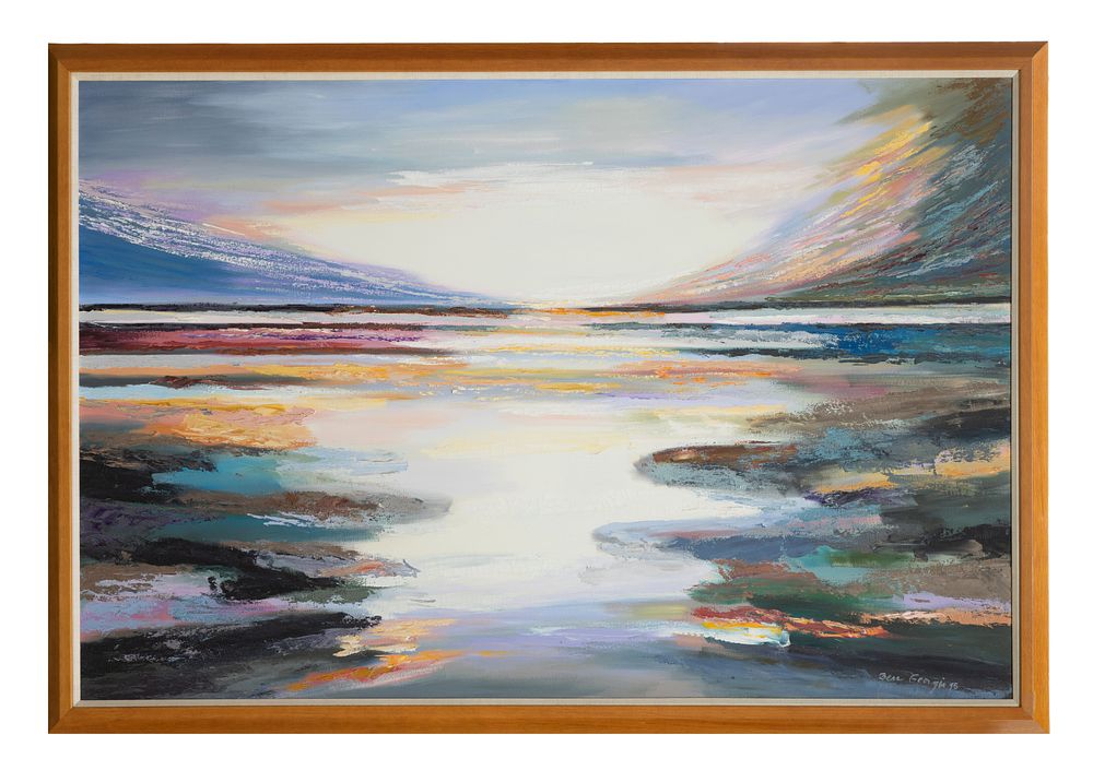 Lot 136: Ben Georgia (American, b.1941) Oil on Canvas