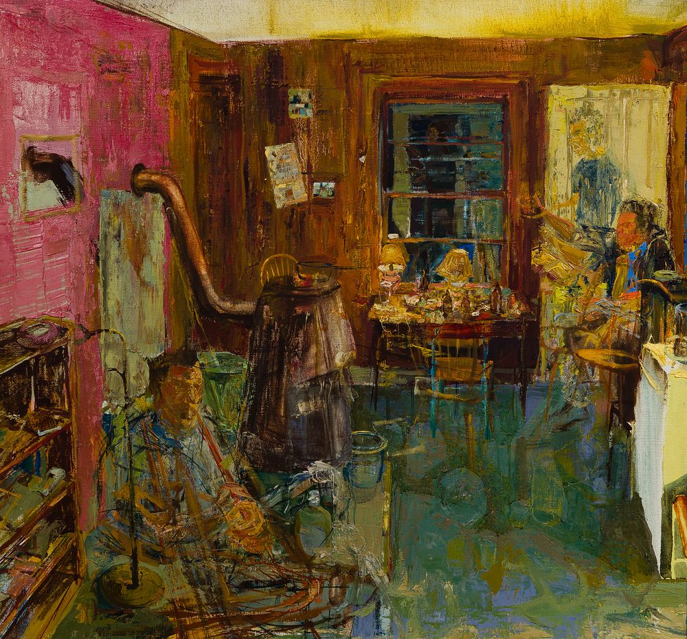 Lot 145: Attributed to Gideon Bok (American, b.1966) Oil on Canvas