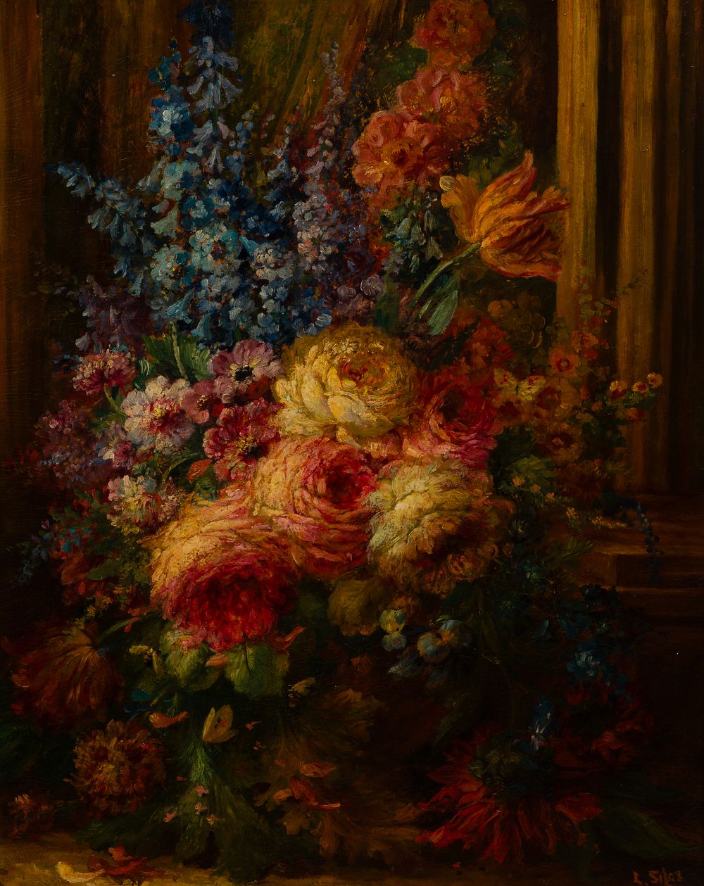 Lot 149: L. Silas McCaw (American, 20th Century) Oil on Board
