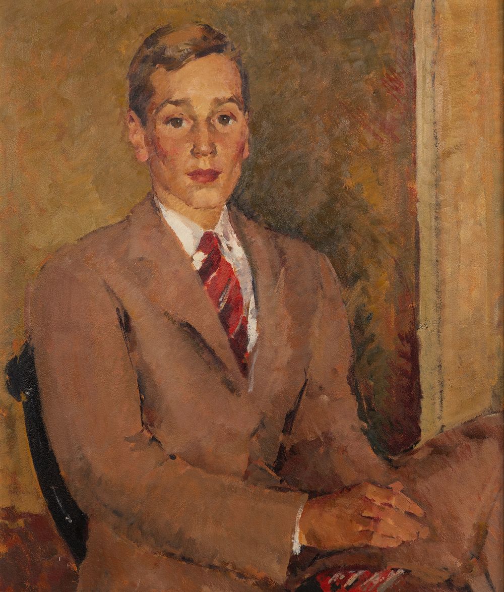 Lot 153: Attributed to Helen Campbell Taylor (American, 1901-1973) 'Billy' Oil on Panel