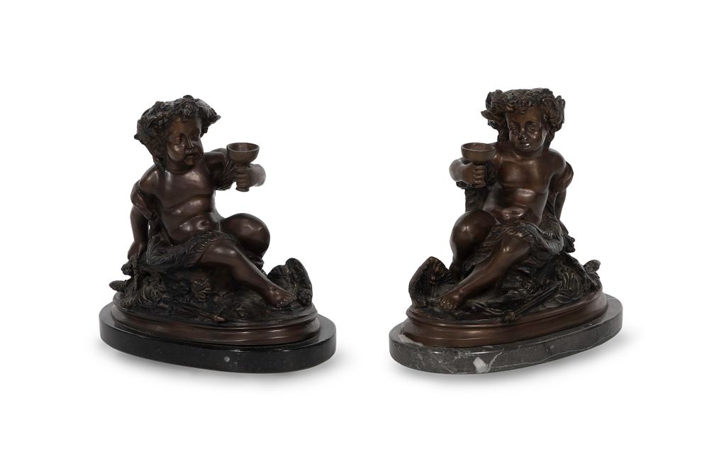 Lot 156: E. Rossi (Italian, 1856-1916) Bronze Sculptures