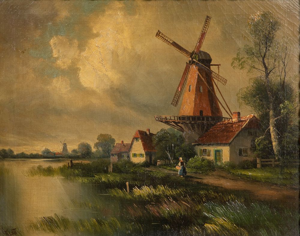 Lot 158: Gustav Klatt (German / American, 1861-1934) Oil on Canvas