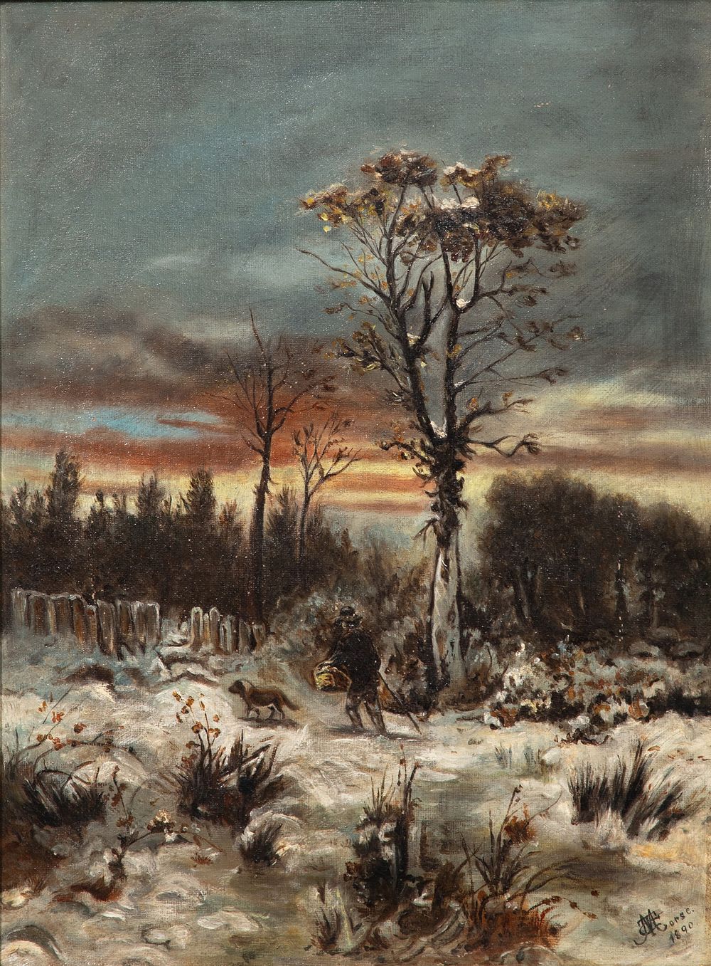 Lot 169: T. C. Morse (19th Century) Oil on Canvas