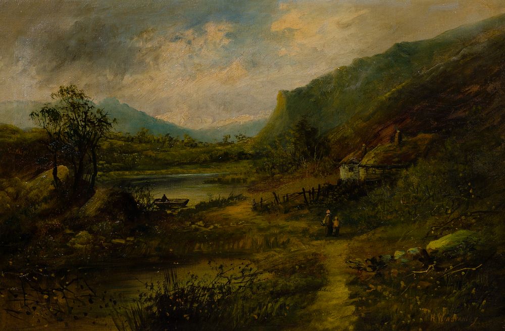 Lot 170: Henri Winstanley (British, 19th Century) Oil on Canvas