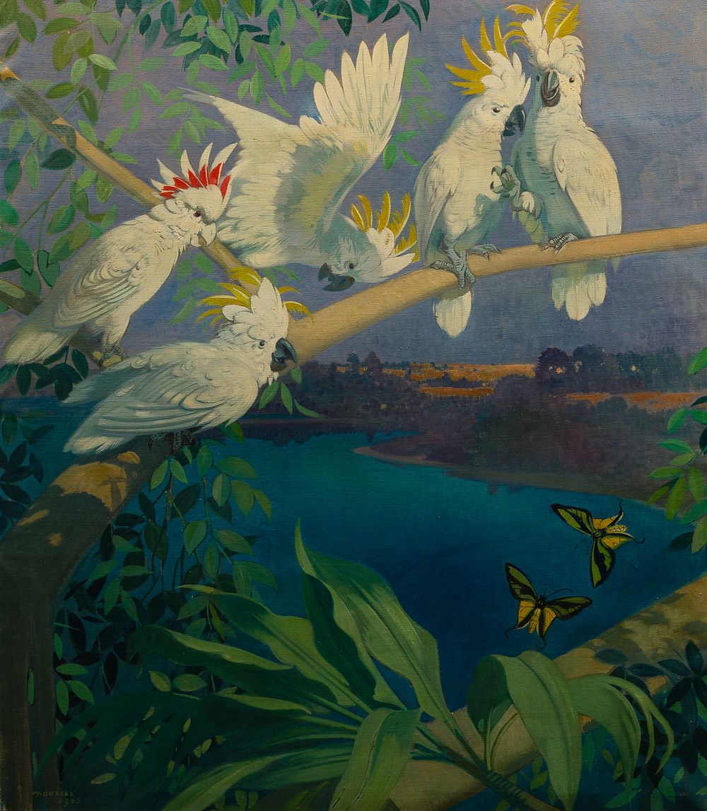 Lot 172: Julius Moessel (German, 1871-1957) Oil on Canvas