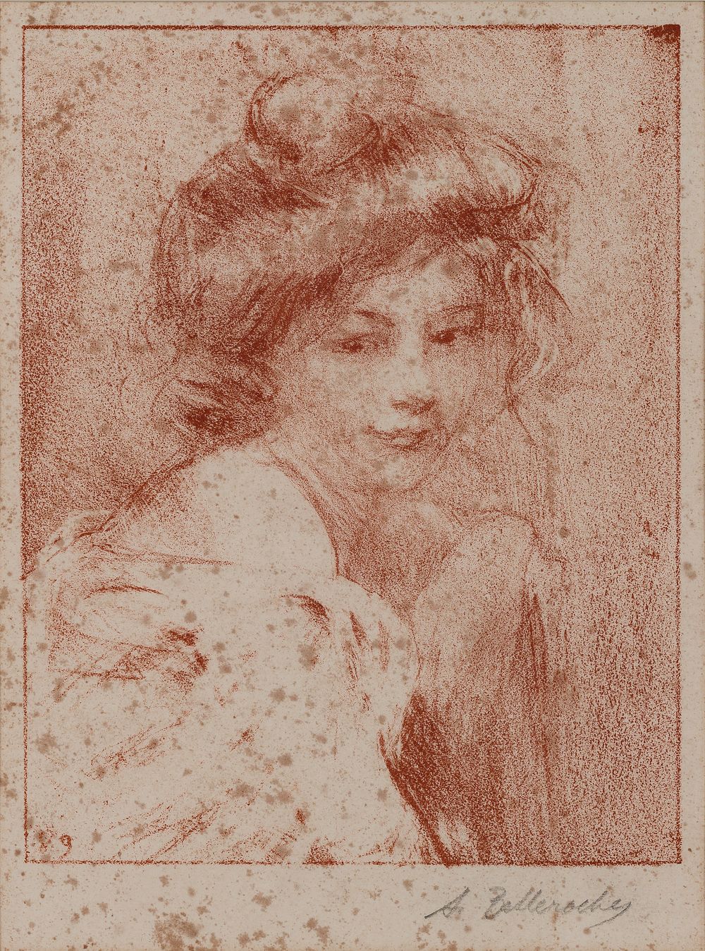 Lot 177: Albert de Belleroche (Welsh, 1864-1944) Lithograph