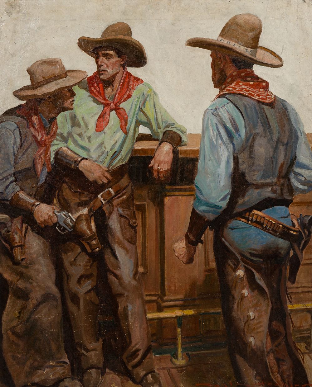Lot 201: Attributed to Gayle Porter Hoskins (American, 1887-1962) Oil on Canvas
