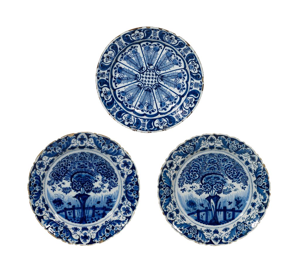 Lot 228: Delft Charger Assortment