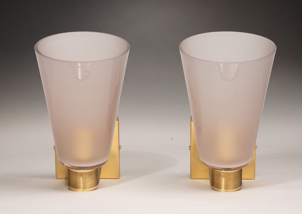 Lot 236: Murano Wall Sconces