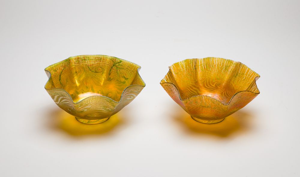 Lot 239: Louis Comfort Tiffany Favrile Glass Shades