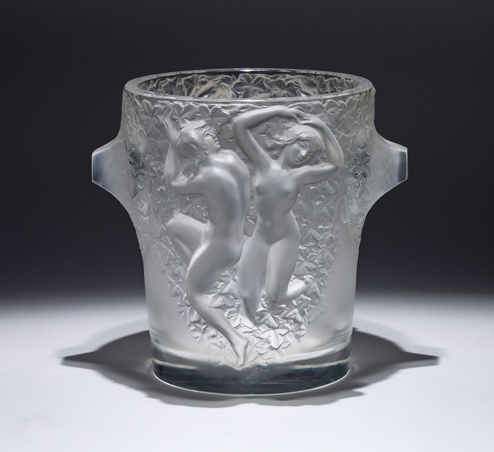 Lot 240: Lalique Crystal Ganymede Ice Bucket