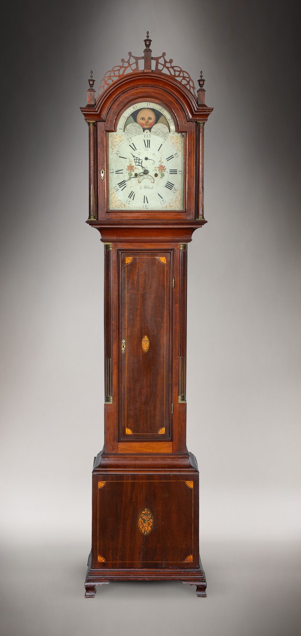 Lot 264: Ephraim Willard (American, 1755-1832) Tall Case Clock